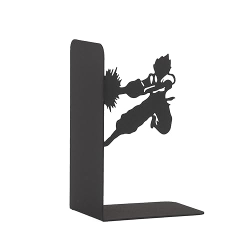Anime Battle Scene Metal Bookends, Superhero Heroes Book Ends for Kids, MangaThemed Book Holders, Dragon Fighters Anime Heros Bookends Gift for Kids, Animation Heroes Book Stand