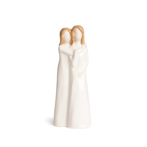 Gifts for Mom, Motherd Day Birthday Gifts for Mom, Handmade Mother and Daughter Figurine - color: Sy0273