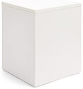 Displays2go White Merchandise Display Cube, 16 Inch Tall – White (WDCUBEWHT1) - color: White, size: 16"H