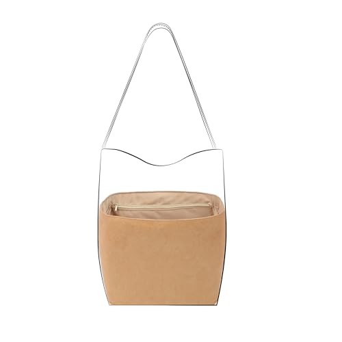 DGAZ Lightweight Purse Organizer Insert for The Row Ns Parker Tote S/M/L, Silk DupontPaper Inner Bag for Luxury Bag (Medium, Chai) - color: Chai, size: Medium