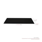 Microfiber Jewelry Stand Showcase Display Necklace Bracelet Ring Showcase Display Empty Plate (Black) - size: 35.43" x 11.34" x 0.98"