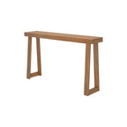 Plank+Beam Solid Wood Console Table, 56 Inch, Sofa Table, Narrow Entryway Table for Hallway, Behind The Couch, Living Room, Foyer, Easy Assembly, Pecan - color: Pecan, size: 56" Console Table