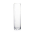 WGV Cylinder Vase, Diameter 5", Height 18", Clear Glass Floral Planter Container, Tall Centerpiece Arrangement for Wedding Party Event Home Office Decor, 1 Piece - size: 5"x18"H CL