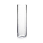 WGV Cylinder Vase, Diameter 5", Height 18", Clear Glass Floral Planter Container, Tall Centerpiece Arrangement for Wedding Party Event Home Office Decor, 1 Piece - size: 5"x18"H CL