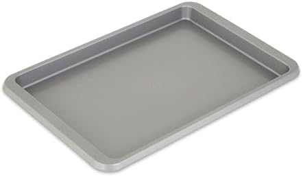 KitchenAid 9x13in Nonstick Aluminized Steel Baking Sheet,Contour Silver,(Pack of 6) - color: Contour Silver, size: 9 x 13 Inch (Pack of 6)