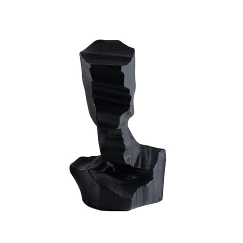 Cool Stuff to Put on Shelves Sculptures Decoration Modern Abstract Art Deco Sculpture Figures Items for Living Room Bedroom Office Table Room Decor Aesthetic(Black a) - color: Black a