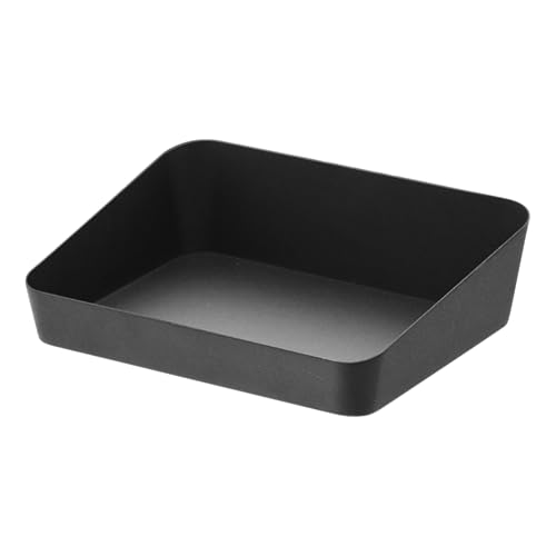 Yamazaki Home Tower Space Saving Vanity Tray - 5.25" X 7" - Steel - color: Black, size: 5.3" x 6.9" x 2"