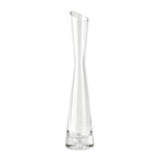 25cm/9.8inch Tall Clear Glass Thin Narrow Necked Bud Vase Slim Single Stem Flower Vase Floral Vase Centerpiece for Wedding Party Home Table Decor - size: 25cm/9.8inch