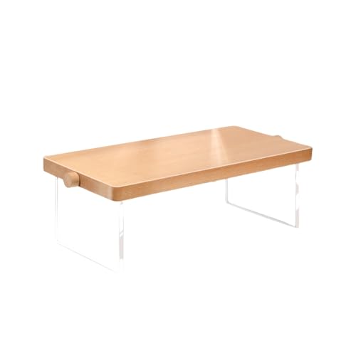Wood Display Risers, Organizer Stand, Riser Stand for Figures, Cupcake, Perfume and More (Acrylic S 32*15*10.5cm/12.60*5.91*4.13inches) - color: Acrylic S 32*15*10.5cm/12.60*5.91*4.13inches