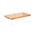Wood Display Risers, Organizer Stand, Riser Stand for Figures, Cupcake, Perfume and More (Acrylic S 32*15*10.5cm/12.60*5.91*4.13inches) - color: Acrylic S 32*15*10.5cm/12.60*5.91*4.13inches