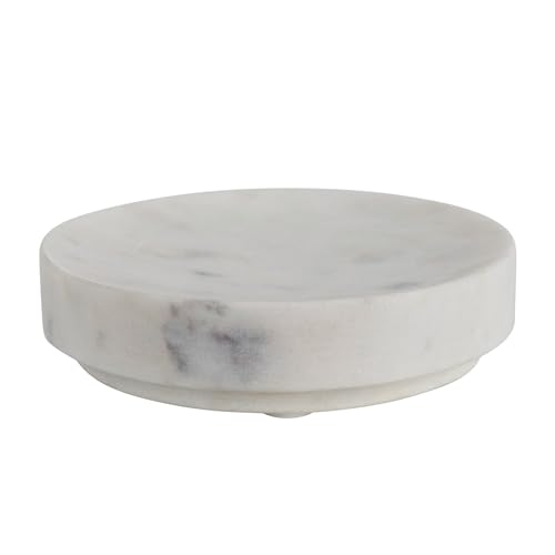 Marble Soap Dish - color: White