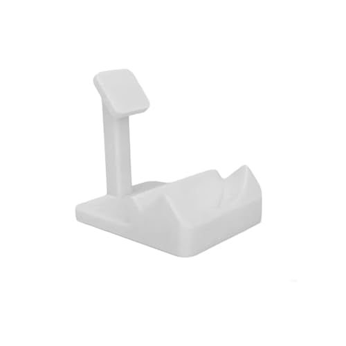 Tool Less Installation Holder Stand ABS Design for Desktop Organization Black Minimalist Holder - color: White