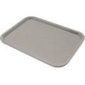 Carlisle FoodService Products CT121623 Café Standard Cafeteria / Fast Food Tray, 12" x 16", Gray - color: Gray