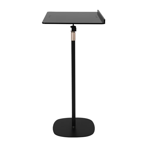 Conference Presentation Stand, Portable Podium Stand Presentation Standing for Classroom Height Adjustable Desk in Conference Rooms, Schools Load-Bearing Capacity 25Kg/55 Lbs (Black) - color: #Black3