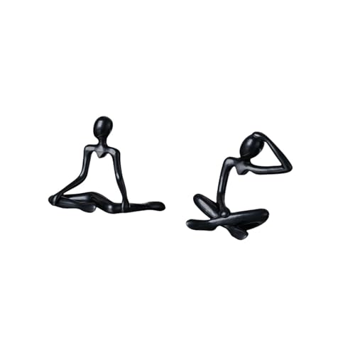Fenteer Thinker Figurine Abstract Sculpture Desktop Ornament Minimalist Statue Creative Hollow Design Made of Pp Suitable for Office Home Decoration Gift