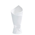 Matte White Bowknot Ceramic Vase, Modern Flower Vases for Home Decor, Pampas, Living Room, Mantel, Table Decoration (Model B)