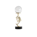 Statue Decorations Modern Light Luxury Crystal Dolphin Shape Home Furnishings Living Room Wine Cabinet Desktop Decoration Home Decor Object(Small) - size: Small
