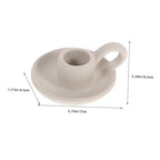 Ceramic Candle Holder Nordic Style Modern Minimalist Candlestick for Wedding Party Dining Table Decoration Romantic Home Ornament
