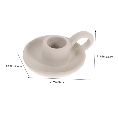Ceramic Candle Holder Nordic Style Modern Minimalist Candlestick for Wedding Party Dining Table Decoration Romantic Home Ornament