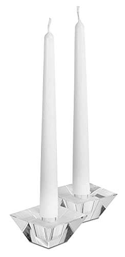Hyoola 12 Pack Tall Taper Candles - 10 Inch White Dripless, Unscented Dinner Candle - Paraffin Wax with Cotton Wicks - 8 Hour Burn Time - size: 10 inch