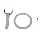 Portable Toolless Assembly Mounting Base for 2 Home Office Decoration and Stable Exhibition Display Stand