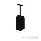Microfiber Jewelry Earring Display Stand Earring Display Organizer Stand (Black, Medium) - size: 1.57" x 1.57" x 6.89"