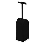 Microfiber Jewelry Earring Display Stand Earring Display Organizer Stand (Black, Medium) - size: 1.57" x 1.57" x 6.89"