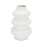 Ajuny Ceramic Vase Set of 2 – White Gourd-Shaped Vases for Centerpieces, Home Decor Living Room, Minimalist Room Decor, Modern Farmhouse Accent, Table Shelf Office Styling, Vases Home Decor Aesthetic. - style: Bottle-Vase