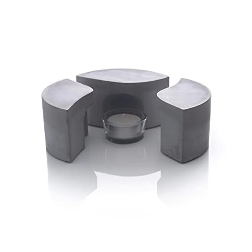 Candle Solitaire - Minimalist Tealight Candle Holder, Aroma Light, and Tea Warmer - Perfect for Home Decor