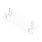 TEHAUX Transparent Acrylic Tablet Holder Minimalist Display Stand for Mobile Phones and Game Consoles for Office Desk and Home Decor Sturdy and Portable Design