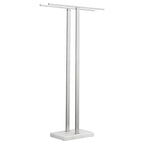 KES Standing Towel Rack Taller Version, 37" H (Equal Height) Bathroom Towel Rack Stand with Marble Base, Free Standing Towel Holder Stand, SUS304 Stainless Steel Brushed Finish, BTH229-2 - color: Brushed Finish, size: 37" H (Equal-height)