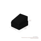 Microfiber Jewelry Pendant Display Stand Jewelry Necklace Organizer Display Stand (Black) - size: 2.36" x 2.83" x 2.17"