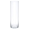 Royal Imports Flower Glass Vase Decorative Centerpiece for Home or Wedding - Cylinder Shape, 16" Tall, 4" Opening, Clear - size: 4" wide x 16" tall