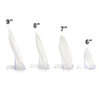 Frcctre 30 Pack Acrylic Easel Stand Plastic Plate Stands Adjustable Clear Acrylic Plate Holder Stand Decorative Stand for Display Plate Picture Book Artworks Home and Party Decoration