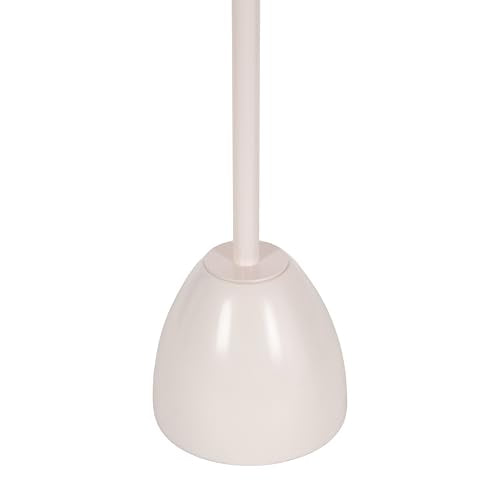 Kate and Laurel Acari Modern Scallop Pedestal Drink Table, 10 x 10 x 22, Clear Acrylic and Pink, Decorative End Table with Scalloped Acrylic Tabletop for Use as Small Plant Stand or Living Room Accent