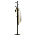 Coat rack freestanding,Coat tree freestanding heavy duty with 7 ball hooks,Coat hanger stand with metal base for entryway hallway bedroom - style: Ball hook