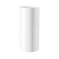 Royal Imports Flower Acrylic Vases Cylinders - Decorative Centerpiece Display for Home or Wedding - Non Breakable Plastic, 5X10 - White - size: 5"x10"