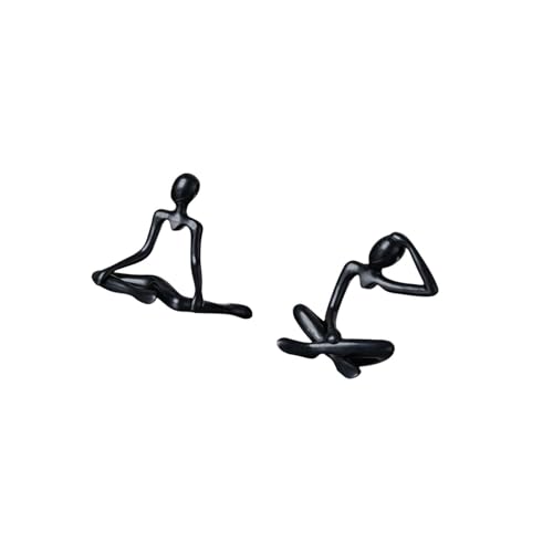 Fenteer Thinker Figurine Abstract Sculpture Desktop Ornament Minimalist Statue Creative Hollow Design Made of Pp Suitable for Office Home Decoration Gift