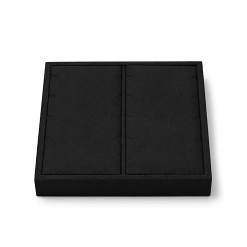 Oirlv Microfiber Jewelry Pendant Display Tray Dresser Modular Jewelry Tray - style: P13704