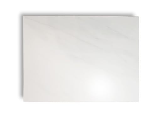 Multi-Purpose Pastry Marble Design Stone Tray Cutting Board Slab 16” x 12” with Non-Slip Feet,Stone Cheese Pastry Board, Serving Tray, Heat Resistant, Easy to Clean (G16, 16 * 12) - color: G16