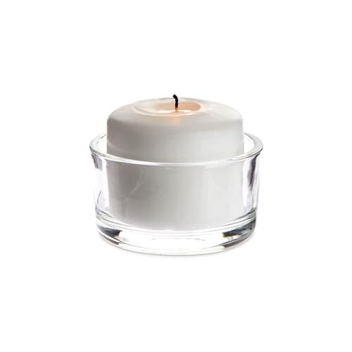 WGV Tea Light Votive Candle Holder 2x1.2 H, Clear Stubby Utility Cylinder Glass, Small Home Accent Decor, 1 Pc - color: Clear-stubby-2"