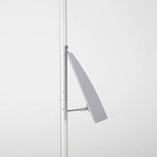 M&T Displays Free Standing Aluminum Display Stand Single Sided Document Brochure Sign Holder Front Loading Portrait Landscape Silver Snap Frame 1x(8.5x11) - Metal Tray Shelf 2X(5.5x8.5) Inch Capacity