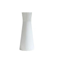 7 inch Modern Minimalist White Ceramic Vase Small Table Single Stem Vase for Home and Office Desk Decor Centerpiece