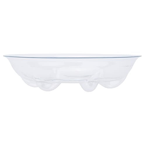 6 Pack Heavy Duty Clear Plastic Plant Saucer Sturdy Pot Tray Plant Trays Drip Trays for pots,Plate Water Catcher,Flower Pot Saucer Water Drainage Tray Floor Protector (4.5 inch) - size: 4.5 inch