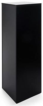 Displays2go, Laminated Gallery Display Cube, Particle Board, Melamine Construction – Black (WDCUBEBLK4) - color: Black, size: 42"H