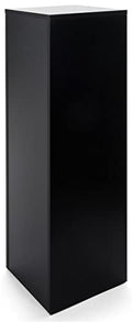 Displays2go, Laminated Gallery Display Cube, Particle Board, Melamine Construction – Black (WDCUBEBLK4) - color: Black, size: 42"H