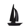 Statue Decorations Sailing Boat Ornaments Niche High-end Sense Light Luxury High-end Living Room Furniture Foyer Wine Cabinet TV Cabinet Decorations Home Decor Object(Black)
