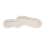 Bloomingville Organic-Shaped Marble Tray, White