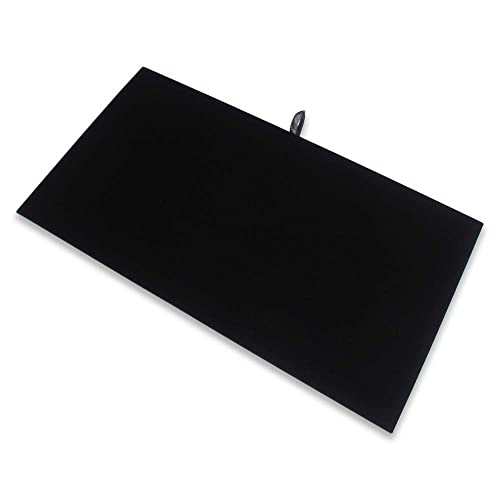 888 Display USA Black Velour Jewelry Pads 5 Pack - Organizer for Jewelry Trays - color: Black