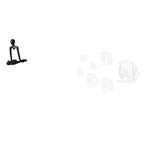 Fenteer Thinker Abstract Sculpture Desktop Figurine Decorative Ornament Minimalist Home Decor Creative Hollow Design Premium Material Suitable for Living Room